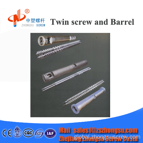Parallel twin screw barrel PVC cylinder twin screw extruder Supplier